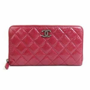 CHANEL Pink Leather Wallet